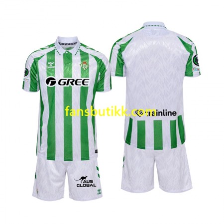 Fotballdrakt Real Betis Barn Hjemmetrøye 2024-2025 Kortermet
